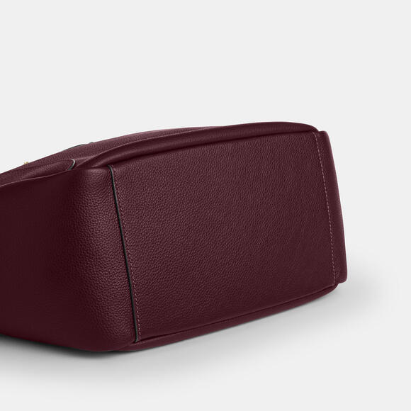 Coach 🆕 Hadley Turnlock Tote Bag dark wine - Picture 5 of 5